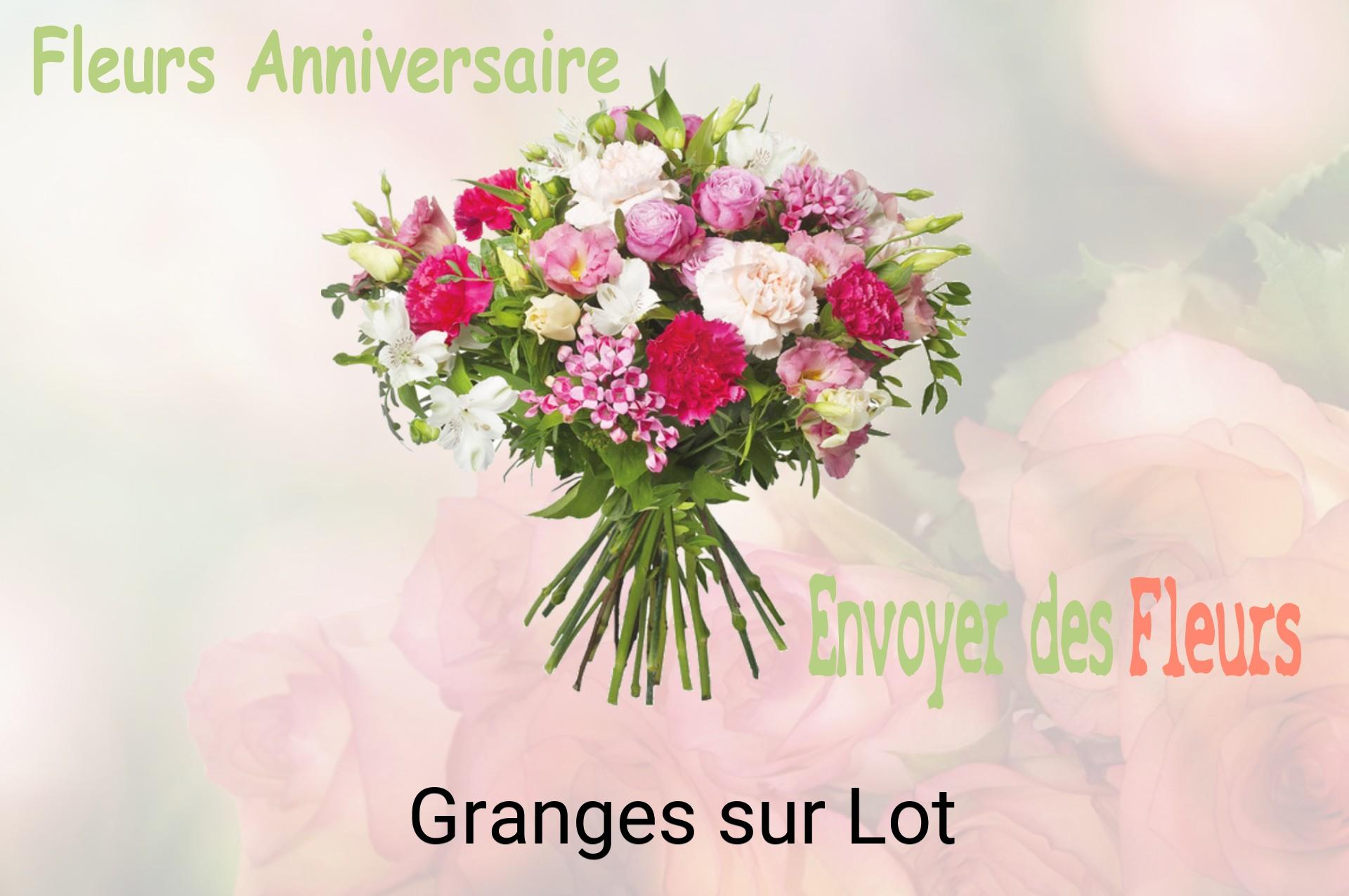 Bouquet de fleurs d’anniversaire livré à Granges-sur-Lot
